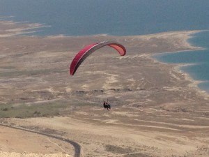 paragliding from Metzoke Dargot